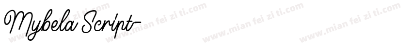 Mybela Script字体转换